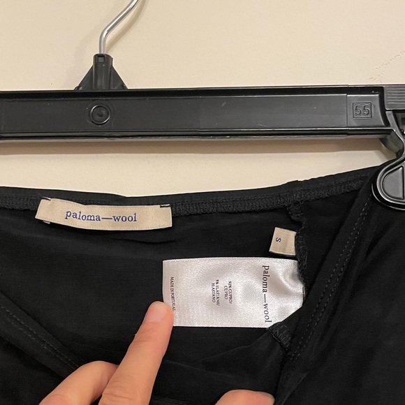 Paloma Wool Vicky Black Velvet Skirt Size S - Picture 5 of 6